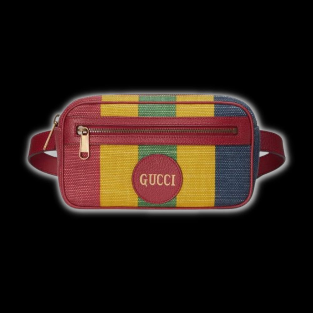 GUCCI BAIADERA CANVAS BELT BAG